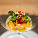 ARMONICO - 真アジのタルタル 茄子のマリネ