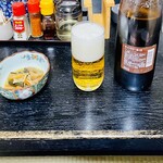 大丸食堂 - 瓶ビールはキリンラガービールの大瓶