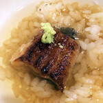 ぎんざ 神田川 - ひつまぶしのダシが濃すぎず薄すぎず、鰻がなくてもさらさらとゴハンをいただける味でした