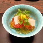 閑祥庵 禅紫 - フルーツトマトの豆乳豆腐