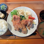 マゴコロ - から揚げ定食（780円）とってもジューシー！