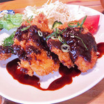マゴコロ - 新みそとりカツ定食（800円）
