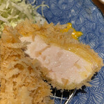 とんかつ七井戸 - とんかつ七井戸(天城軍鶏チキンかつ定食※ムネ肉)