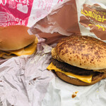 マクドナルド - 料理写真:ダブルチーズバーガー・ザク切りポテト&ビーフ ハラペーニョマヨ(期間限定)