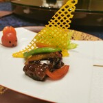 中国料理 王宮 - 飛騨牛と季節の野菜炒め