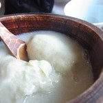 吟八亭 やざ和 - そばがき(1,200円）