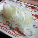 吟八亭 やざ和 - 薬味