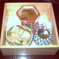 旬彩天 つちや - 前菜ですが、懐石では八寸だが！