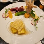 神戸牛ステーキ鉄板焼 雪月花 - 前菜