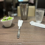 欧風カレー ガヴィアル - １２時までのサービスサラダです