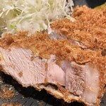 とんかつ丸一 - ロースかつ断面