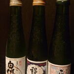 鳥心 - 日本酒3種飲み比べ