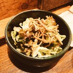 Teuchi Soba Yao Gen - ランチセットのミニサラダ