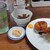 大衆酒場 斎藤 - 料理写真:モヒートにセット(カレーコロッケと串カツ)とゴボウ