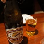 Shisen Saien - ビールはキリンラガー（瓶）と生中。
