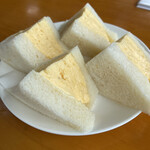 カフェはたち - タマゴサンドハーフ