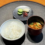 京都一の傳 本店  - 土鍋炊きご飯・合わせ味噌椀・京漬物
