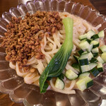 Shisen Saien - 「らーめんセット」¥780
                      ◎選べる麺類は冷やし汁無し担々麺
                      ◎選べる飯類は回鍋肉