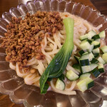 四川菜園 - 「らーめんセット」¥780
            ◎選べる麺類は冷やし汁無し担々麺
            ◎選べる飯類は回鍋肉