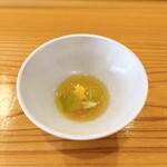 Sousaku Kappou Norisue - 先付　冬瓜と毛蟹の翡翠煮