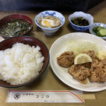 コジロ - 日替り定食500円（唐揚げ）