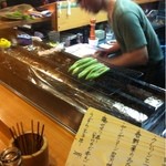 かつきり - <2013/04>スイートコーン焼き中