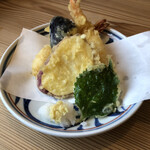 おうどん 瀬戸晴れ - 天ぷら盛り