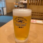 すし 白川 - 生ビール650円