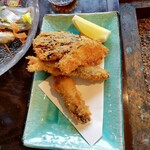 鮎の庄 - 鮎のフライ