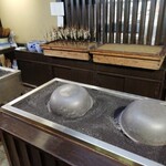 鮎の庄 - 焼き場