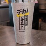 Tori Yakiniku Shimantoya Jirou - こだわり酒場レモンサワーのデカサイズ