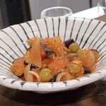 トリワイン ＰＩＫＯＳＨＨＨＵ - 赤ワインビネガーなすの温カポナータ