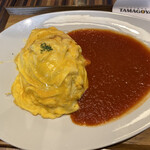 Cafe brunch TAMAGOYA - ◉トマトのオムライス／950円税込