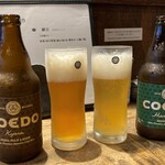 炭火 鳥もと - COEDO（伽羅・鞠花）