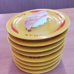 Sushiro - 『大とろ 焦がし醤油、1皿に1個 で100円』