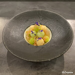 カーサ・デル・チーボ - メロンとマスカルポーネのジンジャーソース