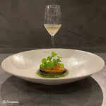 カーサ・デル・チーボ - Monchiero Carbone Gavi del Comune di Gaviと八戸産 あわびのインパデッラ