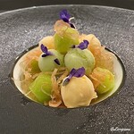 カーサ・デル・チーボ - メロンとマスカルポーネのジンジャーソース