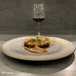 カーサ・デル・チーボ - Mastrojanni Brunello di Montalcinoと奥津軽産 猪のフィレ肉のコトレッタ