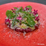 カーサ・デル・チーボ - 馬肉のシキンボのカルパッチョ