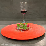 カーサ・デル・チーボ - Masi Campofiorinと馬肉のカルパッチョ