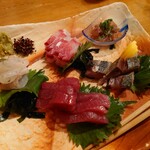 Ginza Funakata - 極上天然地魚の刺身盛合わせ