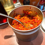 天下一品 - 【2022年08月】にんにく薬味（無料）をお願いしました。