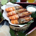 かに愛知屋 - 刺し盛り（えび）