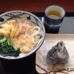 丸亀製麺 - かき揚げワカメセット