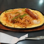 珈琲宿 - 鉄板イタスパ(800円)