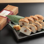 Minoo Imamiya Yoshida - 穴子の棒寿司3,880円贅沢に穴子を2本使ってます