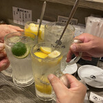 大衆天ぷらtoかすそば風土.はなれ - カンパーイ