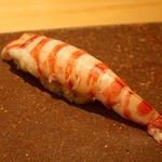 Sushi Ginza Onodera - 徳島産　天然車海老　ゆで立て握り