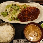 馳走処 さくら亭 - 自家製ジャンボメンチカツ定食